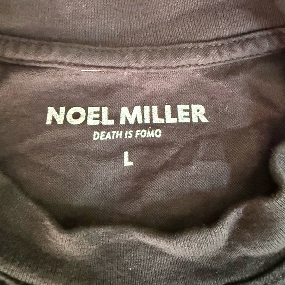 Noel Miller Death is FOMO Graphic T-Shirt Black Size L Comedy YouTuber Tee - Picture 3 of 6